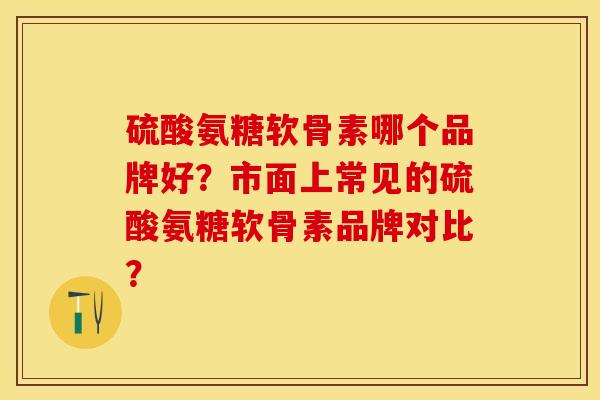 硫酸氨糖软骨素哪个品牌好？市面上常见的硫酸氨糖软骨素品牌对比？