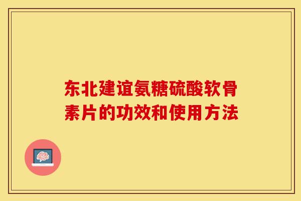 东北建谊氨糖硫酸软骨素片的功效和使用方法-第1张图片-关节保镖