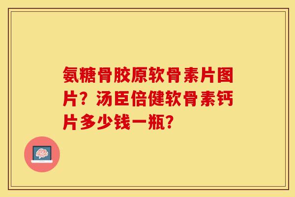 氨糖骨胶原软骨素片图片？汤臣倍健软骨素钙片多少钱一瓶？-第1张图片-关节保镖