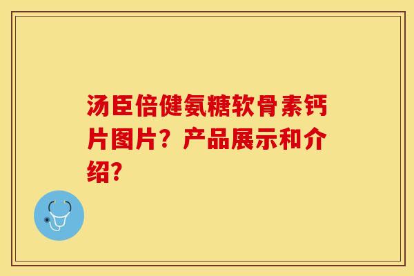汤臣倍健氨糖软骨素钙片图片？产品展示和介绍？-第1张图片-关节保镖