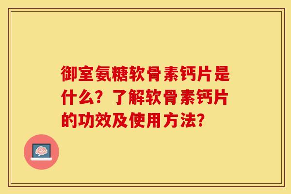 御室氨糖软骨素钙片是什么？了解软骨素钙片的功效及使用方法？-第1张图片-关节保镖