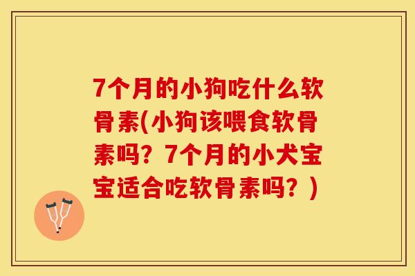 7个月的小狗吃什么软骨素(小狗该喂食软骨素吗？7个月的小犬宝宝适合吃软骨素吗？)-第1张图片-关节保镖