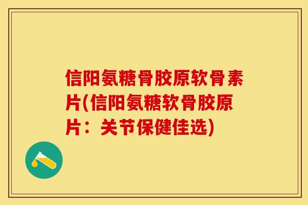 信阳氨糖骨胶原软骨素片(信阳氨糖软骨胶原片：关节保健佳选)-第1张图片-关节保镖