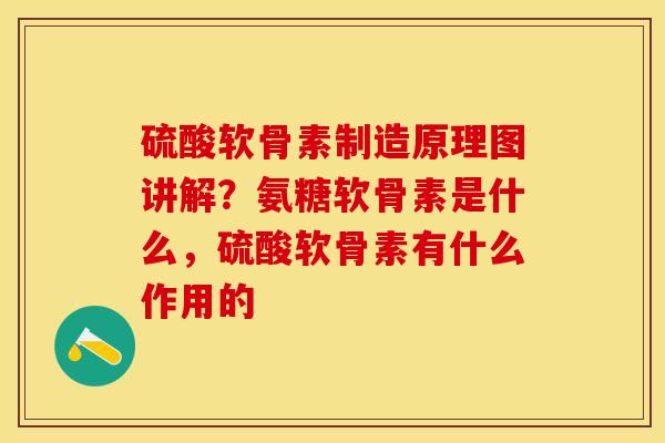 硫酸软骨素制造原理图讲解？氨糖软骨素是什么，硫酸软骨素有什么作用的-第1张图片-关节保镖