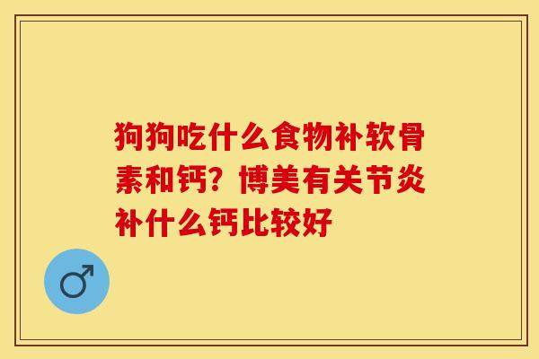 狗狗吃什么食物补软骨素和钙？博美有关节炎补什么钙比较好-第1张图片-关节保镖