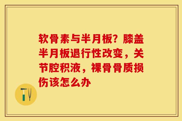 软骨素与半月板？膝盖半月板退行性改变	，关节腔积液，裸骨骨质损伤该怎么办-第1张图片-关节保镖