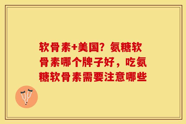 软骨素+美国？氨糖软骨素哪个牌子好，吃氨糖软骨素需要注意哪些-第1张图片-关节保镖