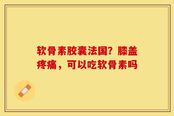 软骨素胶囊法国？膝盖疼痛，可以吃软骨素吗-第1张图片-关节保镖