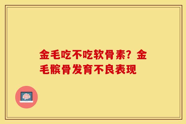 金毛吃不吃软骨素？金毛髌骨发育不良表现-第1张图片-关节保镖