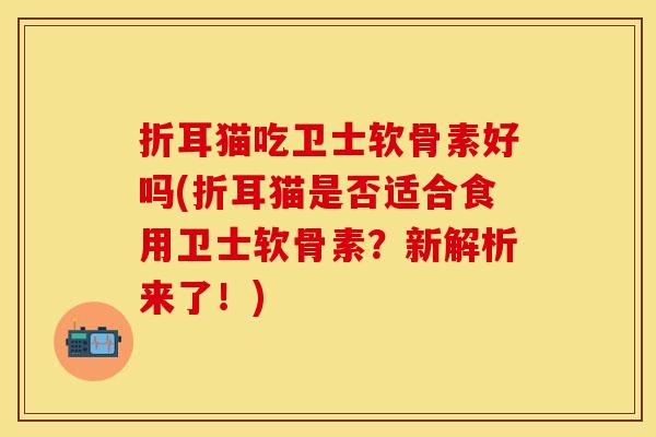 折耳猫吃卫士软骨素好吗(折耳猫是否适合食用卫士软骨素？新解析来了！)-第1张图片-关节保镖