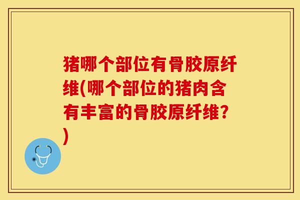 猪哪个部位有骨胶原纤维(哪个部位的猪肉含有丰富的骨胶原纤维？)-第1张图片-关节保镖