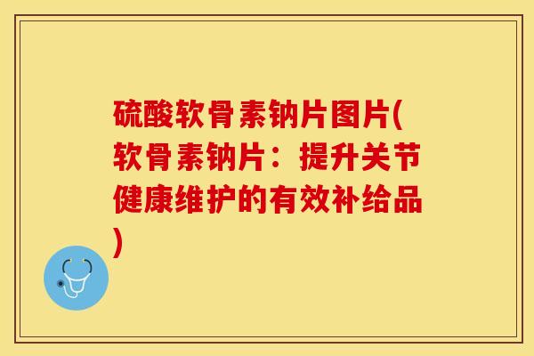 硫酸软骨素钠片图片(软骨素钠片：提升关节健康维护的有效补给品)-第1张图片-关节保镖