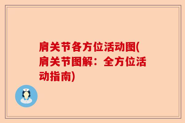 肩关节各方位活动图(肩关节图解：全方位活动指南)-第1张图片-关节保镖