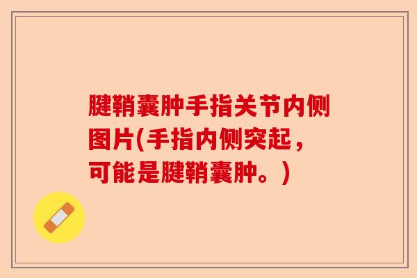 腱鞘囊肿手指关节内侧图片(手指内侧突起，可能是腱鞘囊肿。)