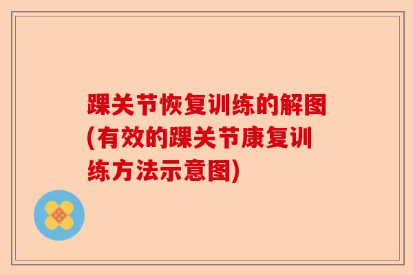 踝关节恢复训练的解图(有效的踝关节康复训练方法示意图)-第1张图片-关节保镖