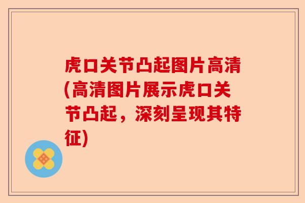 虎口关节凸起图片高清(高清图片展示虎口关节凸起，深刻呈现其特征)-第1张图片-关节保镖