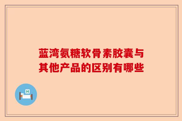蓝湾氨糖软骨素胶囊与其他产品的区别有哪些