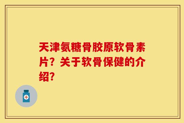 天津氨糖骨胶原软骨素片？关于软骨保健的介绍？