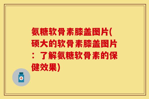 氨糖软骨素膝盖图片(硕大的软骨素膝盖图片：了解氨糖软骨素的保健效果)