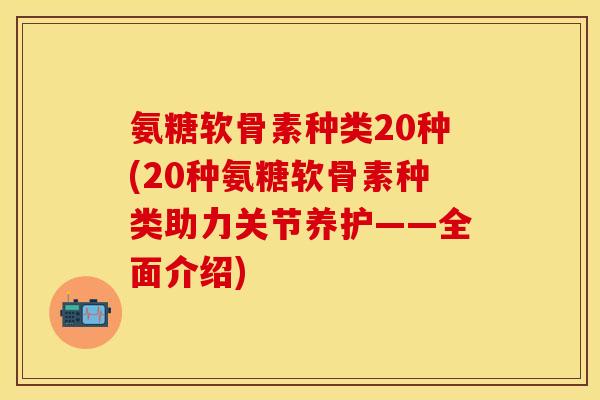 氨糖软骨素种类20种(20种氨糖软骨素种类助力关节养护——全面介绍)