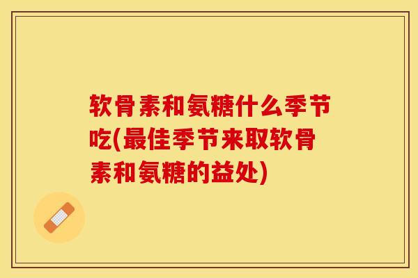 软骨素和氨糖什么季节吃(最佳季节来取软骨素和氨糖的益处)