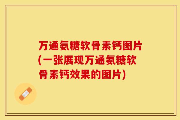 万通氨糖软骨素钙图片(一张展现万通氨糖软骨素钙效果的图片)
