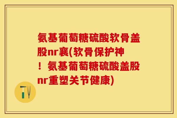 氨基葡萄糖硫酸软骨盖股nr襄(软骨保护神！氨基葡萄糖硫酸盖股nr重塑关节健康)