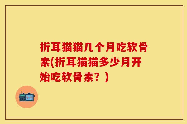 折耳猫猫几个月吃软骨素(折耳猫猫多少月开始吃软骨素？)