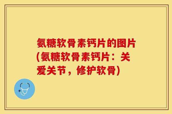 氨糖软骨素钙片的图片(氨糖软骨素钙片：关爱关节，修护软骨)