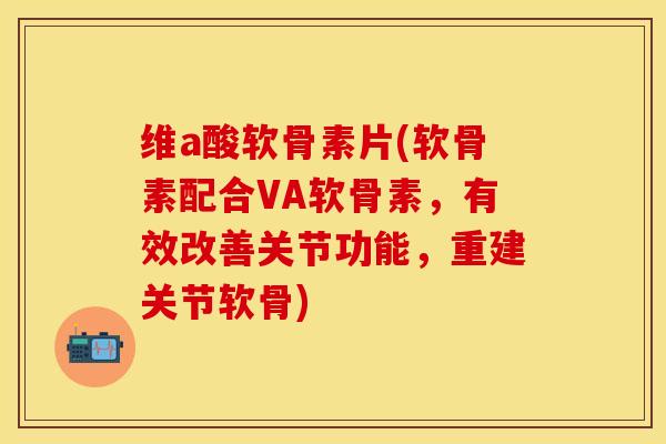 维a酸软骨素片(软骨素配合VA软骨素，有效改善关节功能，重建关节软骨)