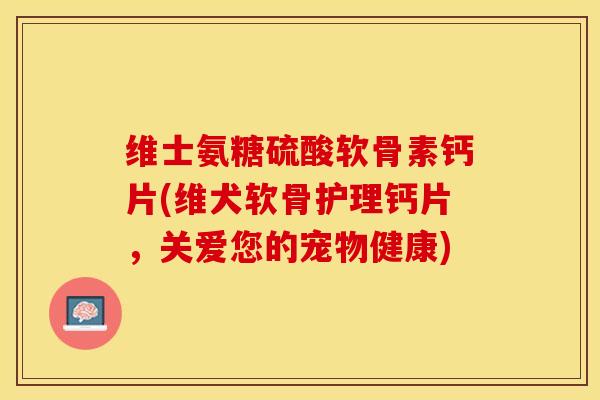 维士氨糖硫酸软骨素钙片(维犬软骨护理钙片，关爱您的宠物健康)