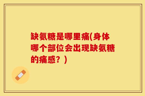 缺氨糖是哪里痛(身体哪个部位会出现缺氨糖的痛感？)