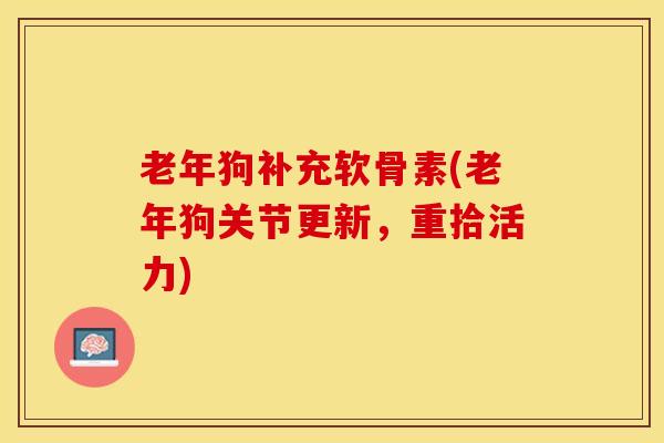老年狗补充软骨素(老年狗关节更新，重拾活力)
