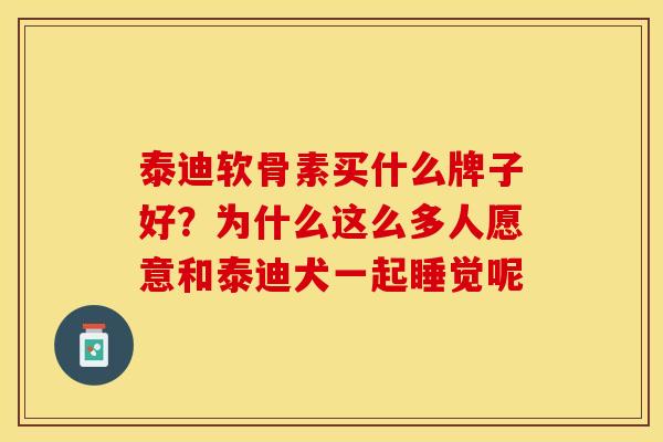泰迪软骨素买什么牌子好？为什么这么多人愿意和泰迪犬一起睡觉呢