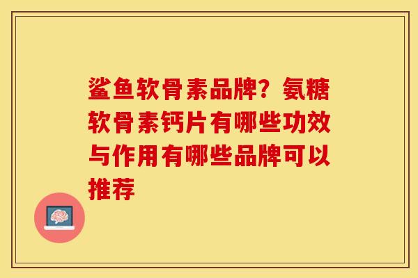 鲨鱼软骨素品牌？氨糖软骨素钙片有哪些功效与作用有哪些品牌可以推荐