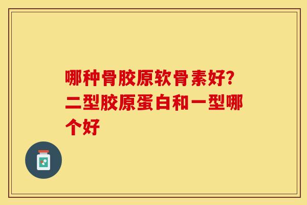 哪种骨胶原软骨素好?二型胶原蛋白和一型哪个好-第1张图片-关节保镖 哪种骨胶原软骨素好?二型胶原蛋白和一型哪个好-第1张图片-关节保镖