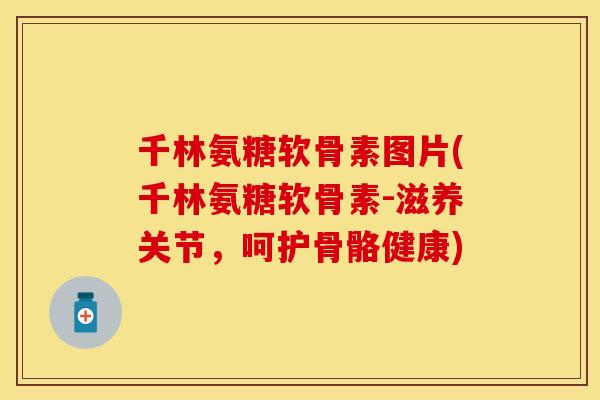 千林氨糖软骨素图片(千林氨糖软骨素-滋养关节，呵护骨骼健康)