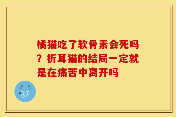 橘猫吃了软骨素会死吗？折耳猫的结局一定就是在痛苦中离开吗