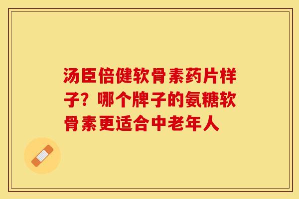 汤臣倍健软骨素药片样子？哪个牌子的氨糖软骨素更适合中老年人