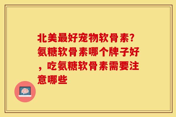 北美最好宠物软骨素？氨糖软骨素哪个牌子好，吃氨糖软骨素需要注意哪些
