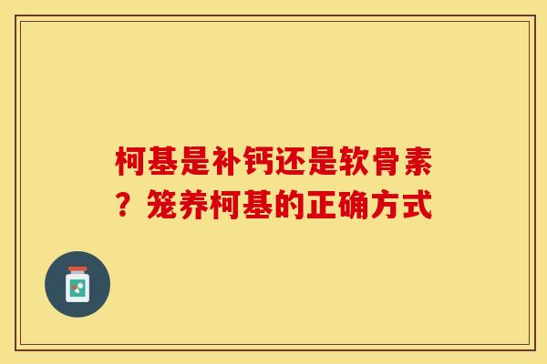 柯基是补钙还是软骨素？笼养柯基的正确方式