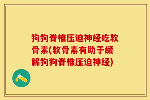 狗狗脊椎压迫神经吃软骨素(软骨素有助于缓解狗狗脊椎压迫神经)