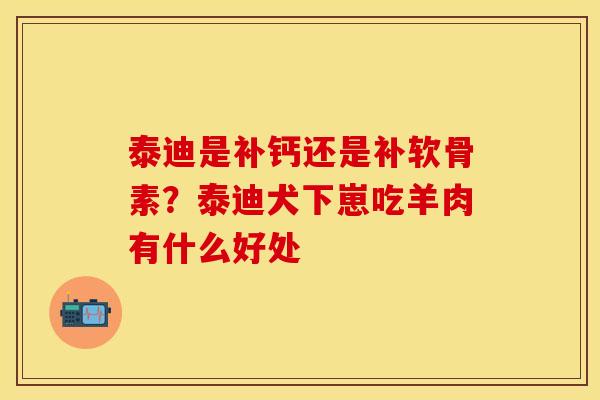 泰迪是补钙还是补软骨素？泰迪犬下崽吃羊肉有什么好处