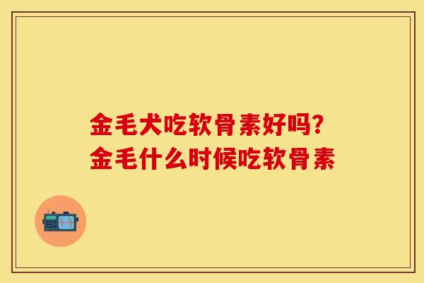 金毛犬吃软骨素好吗？金毛什么时候吃软骨素