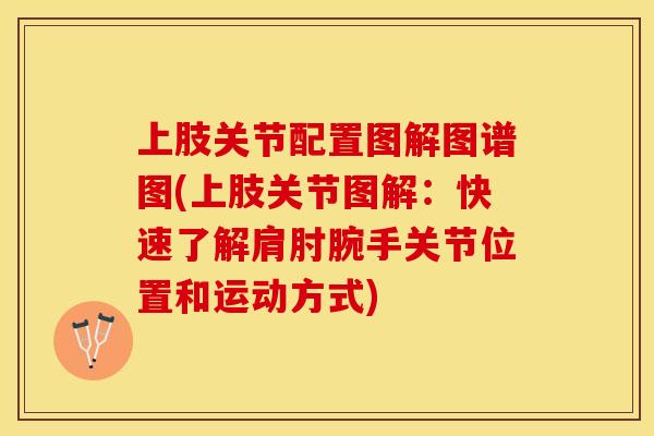 上肢关节配置图解图谱图(上肢关节图解：快速了解肩肘腕手关节位置和运动方式)