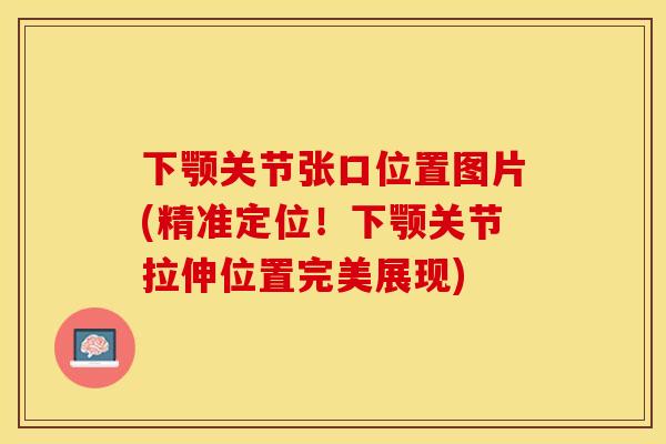 下颚关节张口位置图片(精准定位！下颚关节拉伸位置完美展现)