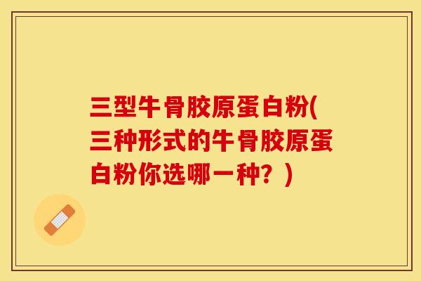 三型牛骨胶原蛋白粉(三种形式的牛骨胶原蛋白粉你选哪一种？)