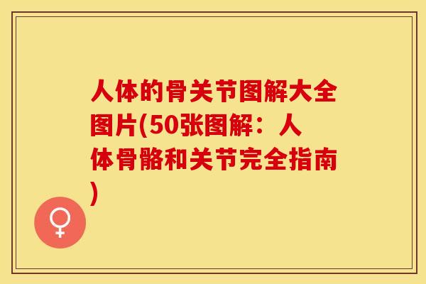 人体的骨关节图解大全图片(50张图解：人体骨骼和关节完全指南)