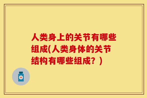 人类身上的关节有哪些组成(人类身体的关节结构有哪些组成？)