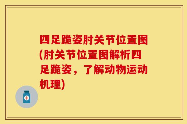 四足跪姿肘关节位置图(肘关节位置图解析四足跪姿，了解动物运动机理)